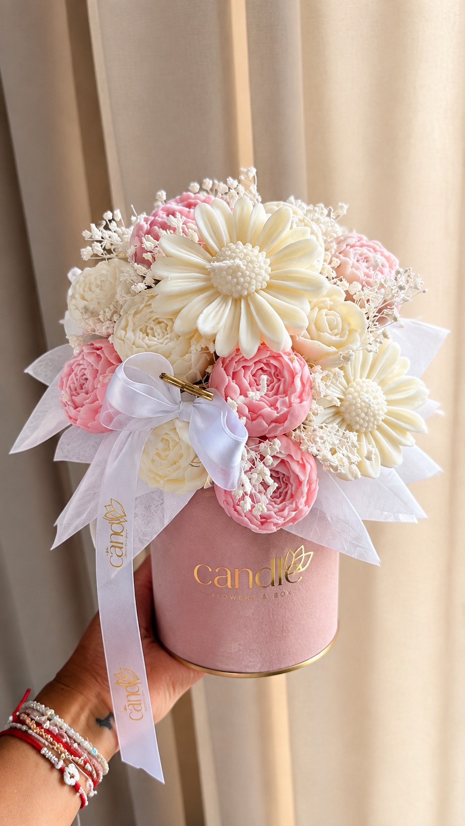 Pink & Cream Small